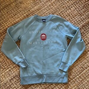 Ole Miss blue sweatshirt